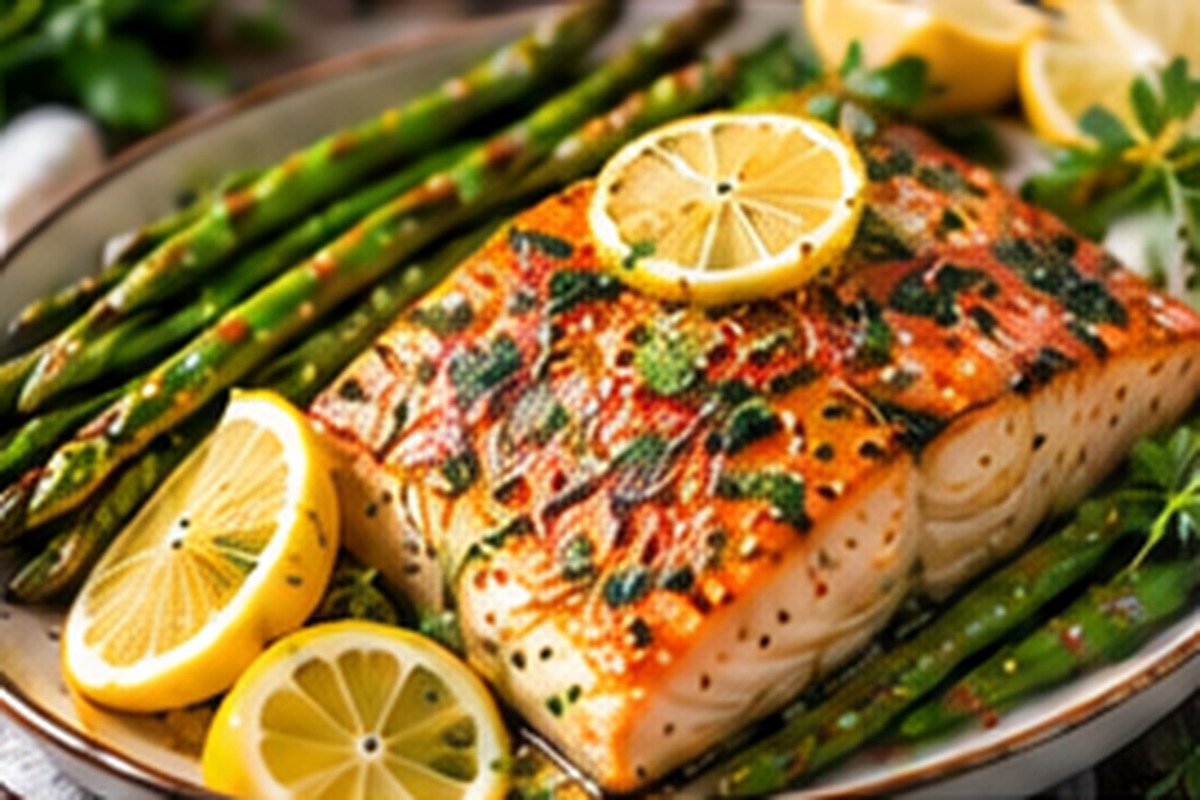 Baked Lemon Herb Salmon