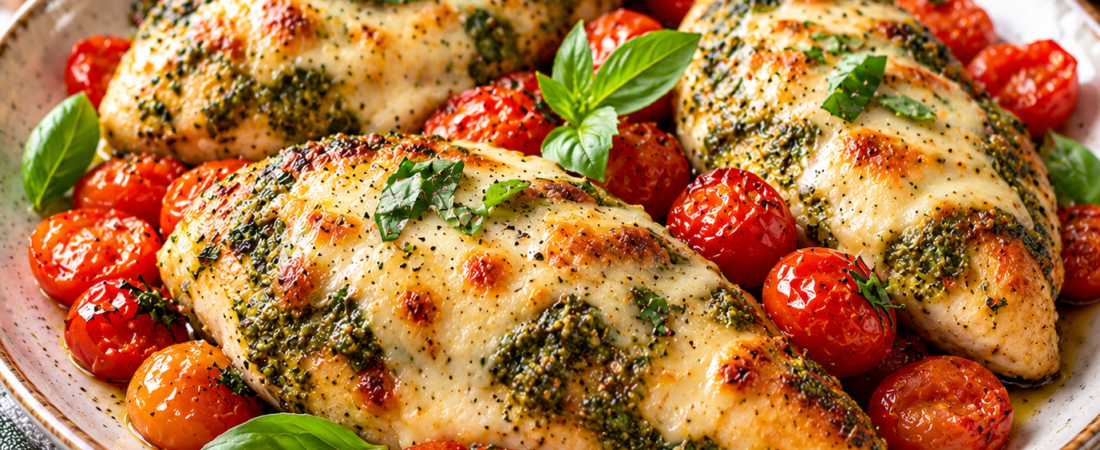 Baked Pesto Chicken