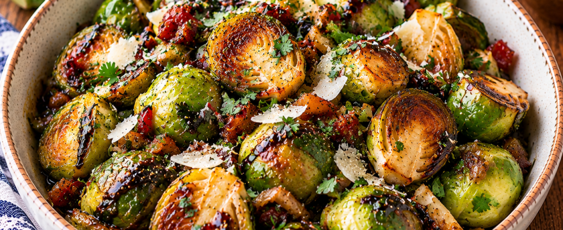 Balsamic Roasted Brussels Sprouts