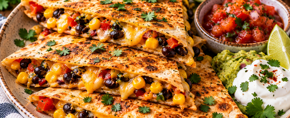 Black Bean and Corn Quesadillas