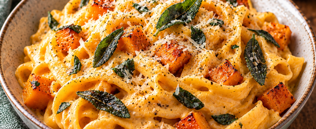 Creamy Pumpkin Sage Pasta