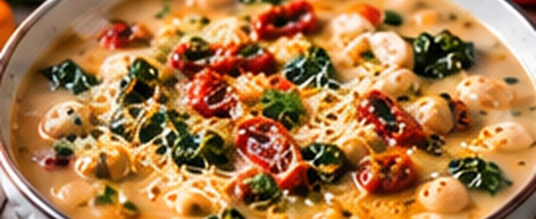 Creamy Tuscan White Bean Soup