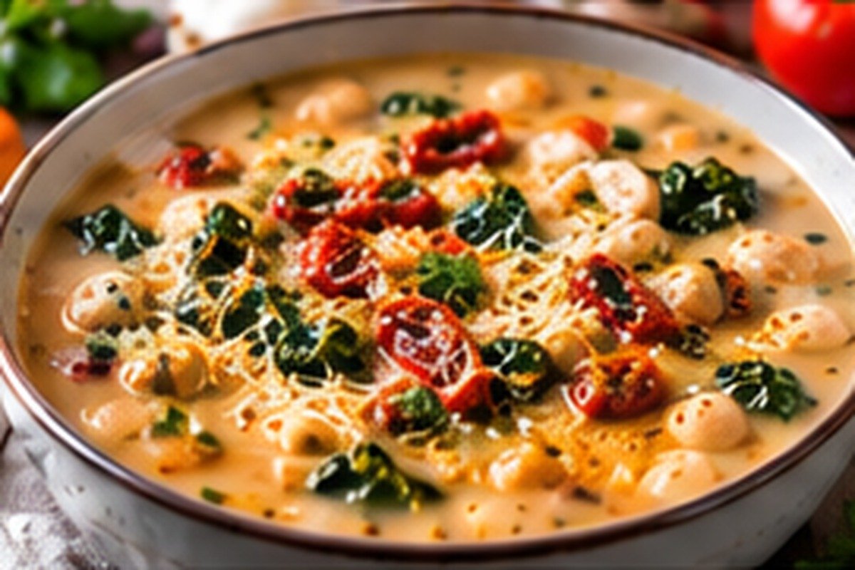 Creamy Tuscan White Bean Soup