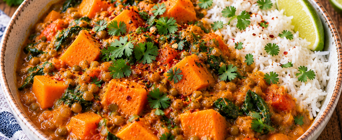 Lentil Sweet Potato Curry