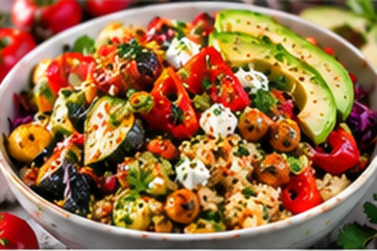 Roasted Vegetable Couscous Bowls